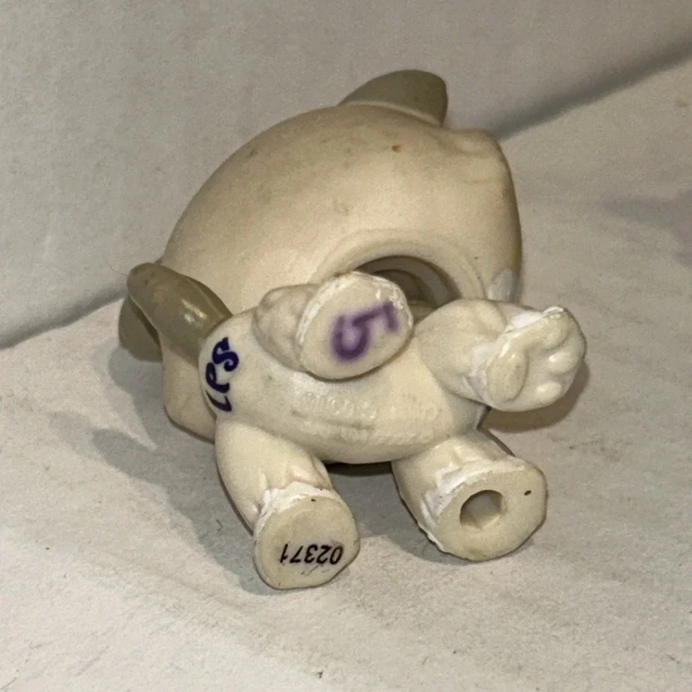 Littlest Pet Shop LPS #1817 Tan & White Husky Dog‎ - Authentic
